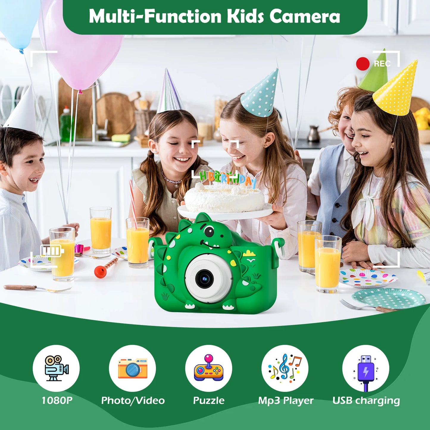 📷 Kids Digital Camera with 32GB Card