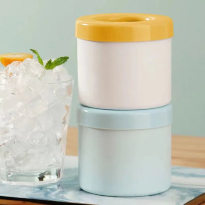 ❄️ ChillFlex – Silicone Round Ice Cube Mold