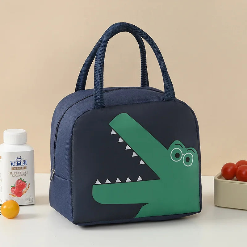 Cartoon Animals Thermal Lunch Bags
