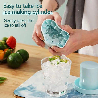 ❄️ ChillFlex – Silicone Round Ice Cube Mold