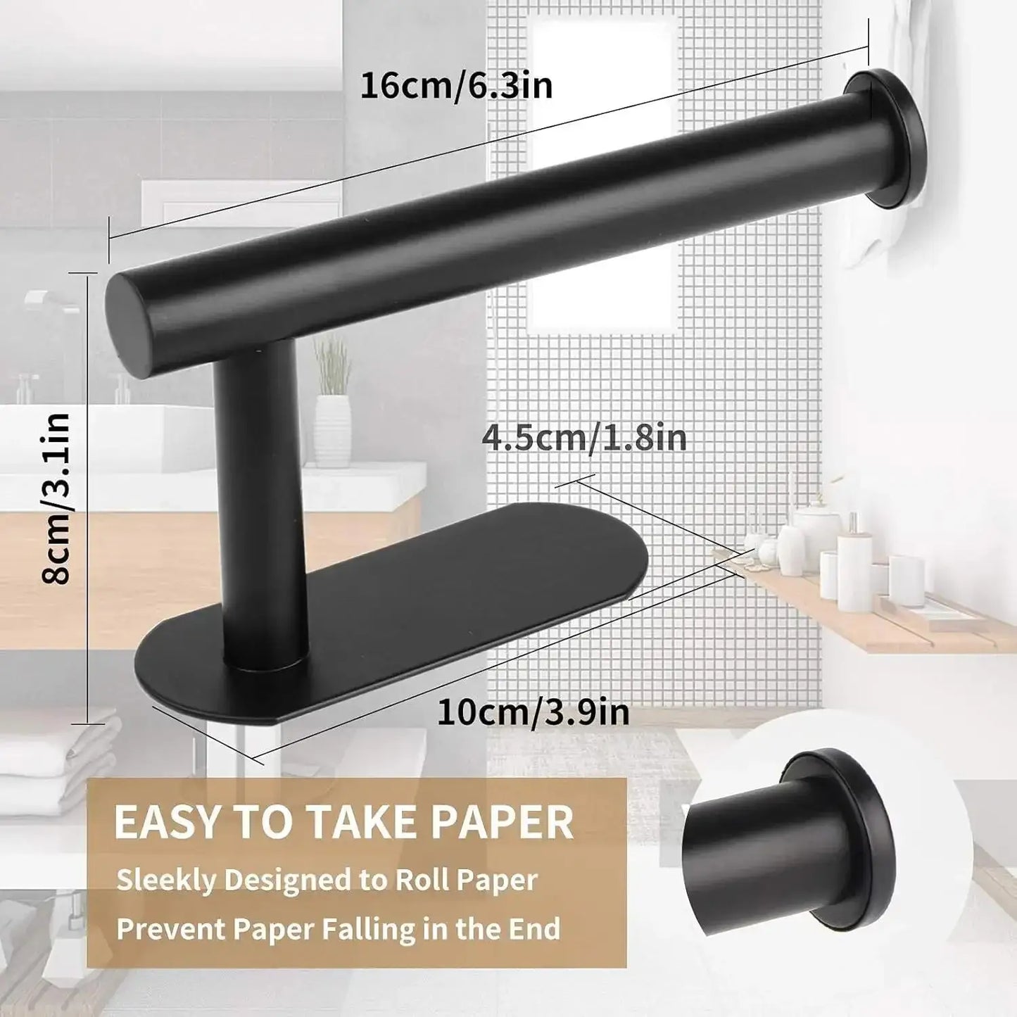 QuickStick – Adhesive Toilet Paper Rack