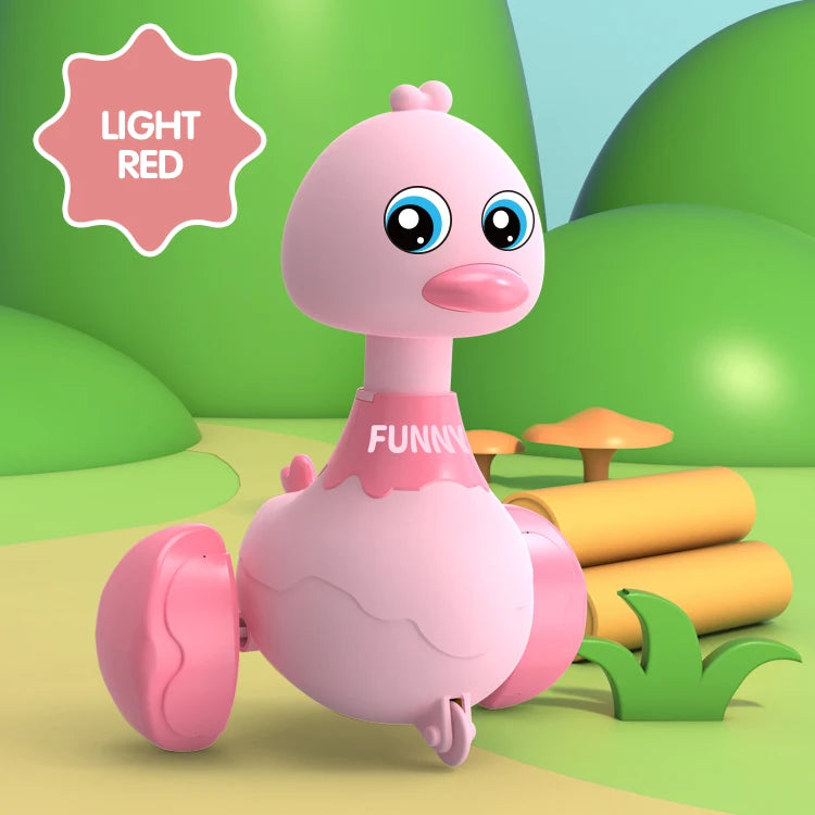 Cartoon Swing Duck Pull-Back Toy Car