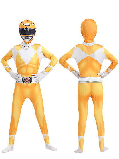 ⚡ Power Samurai Shinkenger Rangers Costume – Superhero Cosplay Jumpsuit